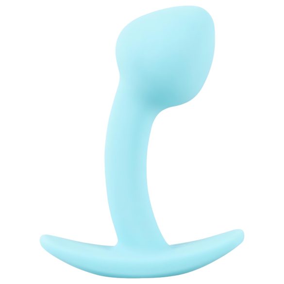Cuties - mini plug anal - silicone - bleu 2,6 cm