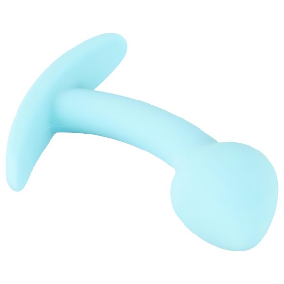 Cuties - mini plug anal - silicone - bleu 2,6 cm