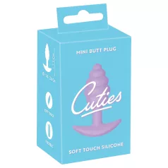  Plug anal mini Cuties - plug anal en silicone (violet, 2,8 cm)