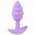 Plug anal mini Cuties - plug anal en silicone (violet, 2,8 cm)