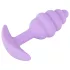 Plug anal mini Cuties - plug anal en silicone (violet, 2,8 cm)
