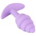 Cuties Mini Plug - plug anal en silicone - violet (2,8cm)
