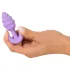Plug anal mini Cuties - plug anal en silicone (violet, 2,8 cm)