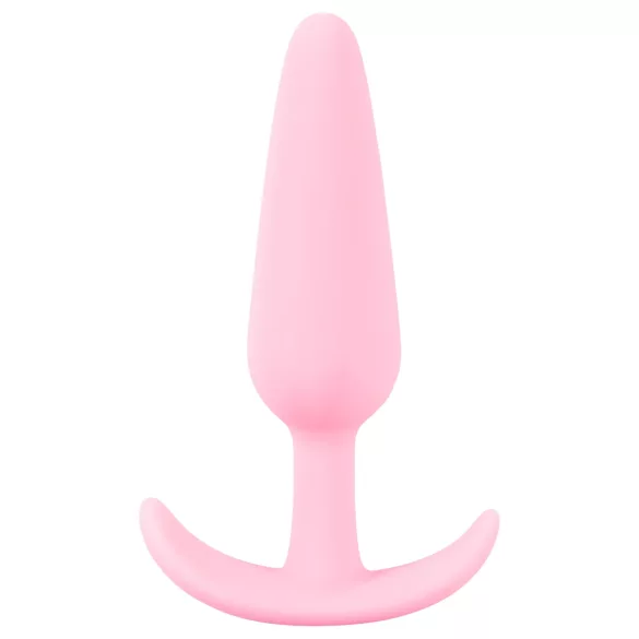 Plug anal mini Cuties - plug anal en silicone (rose, 2,1 cm)