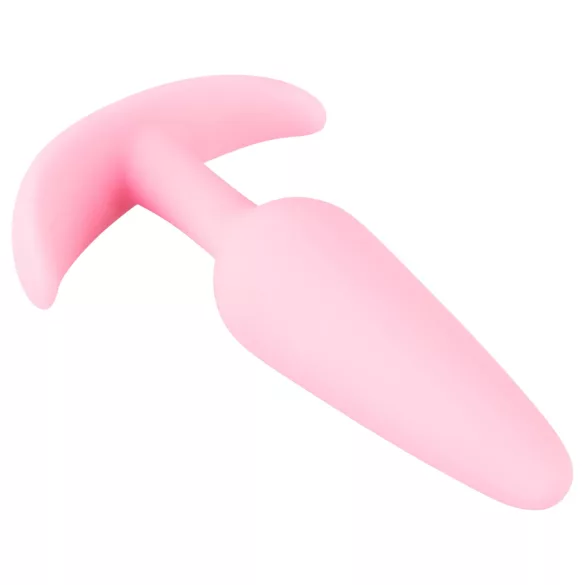 Plug anal mini Cuties - plug anal en silicone (rose, 2,1 cm)