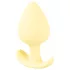 Plug anal Cuties Mini en silicone - butt plug (jaune, 3,1 cm)