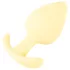 Plug anal Cuties Mini en silicone - butt plug (jaune, 3,1 cm)