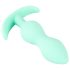 Cuties Mini Plug - plug anal en silicone - menthe (2,3cm)
