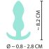 Cuties Mini Plug - plug anal en silicone - menthe (2,3cm)