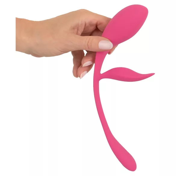 SMILE - œuf vibrant télécommandé rechargeable - silicone rose