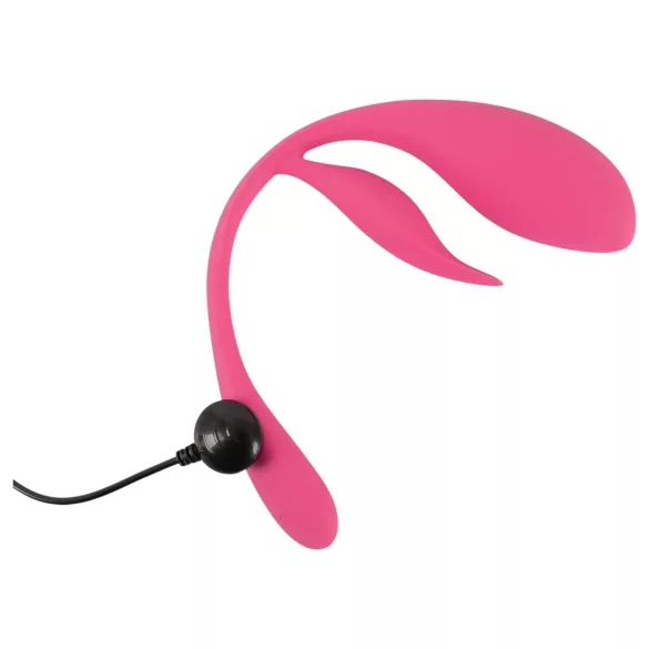 SMILE - œuf vibrant télécommandé rechargeable - silicone rose