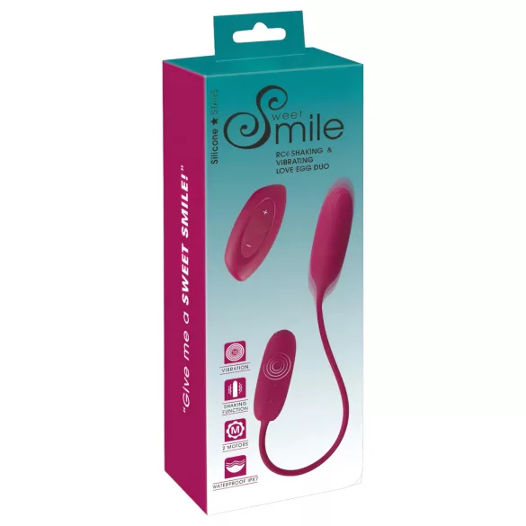 Smile - œuf vibrant duo - stimulation vaginale et anale