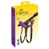 SMILE - Double gode ceinture violet-noir