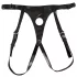 SMILE - harnais ceinture avec double gode - silicone violet et noir