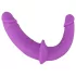 SMILE - harnais ceinture avec double gode - silicone violet et noir
