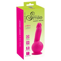SMILE Powerful - vibromasseur ventouse à 2 moteurs (rose)