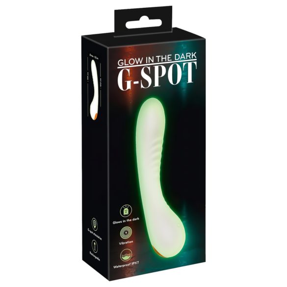 You2Toys Glow in the dark - Vibromasseur point G phosphorescent (blanc)
