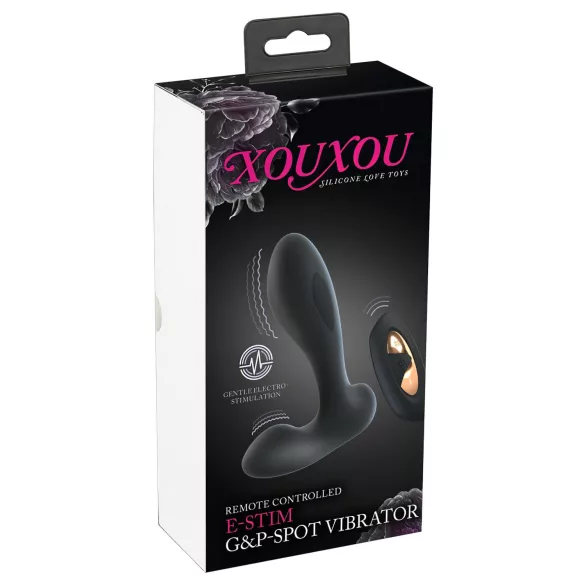 XOUXOU - vibromasseur portable électro point G et prostatique - noir