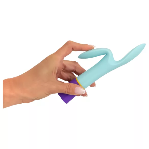 You2Toys - vibromasseur rechargeable étanche double moteur - multicolore