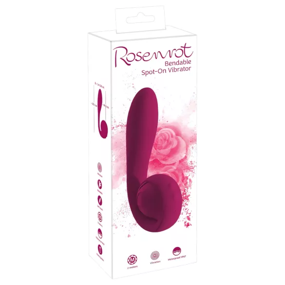 You2Toys Rosenrot - vibromasseur point G rechargeable étanche - rouge