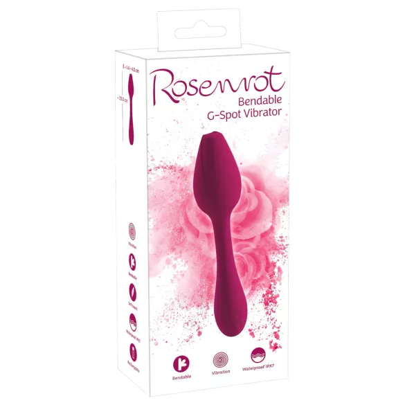 You2Toys Rosenrot - vibromasseur point G flexible - silicone rouge