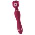 You2Toys Rosenrot - vibromasseur rose rechargeable (rouge)