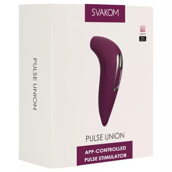 Svakom Pulse Union - stimulateur clitoridien à ondes d’air connecté - violet