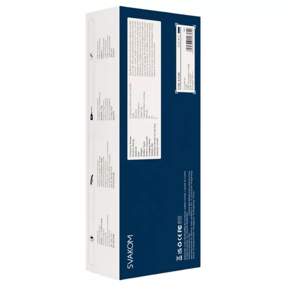 Svakom Aylin - vibromasseur stimulateur clitoridien pulsant rechargeable - bleu