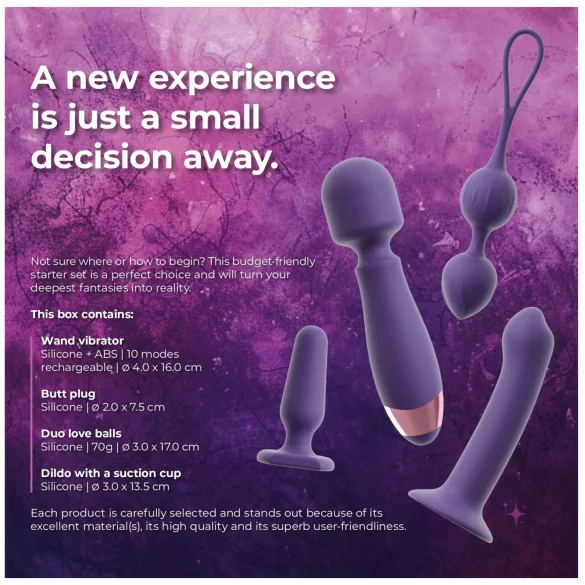 Magic Shiver Feminine - coffret sextoys femme - 4 pièces