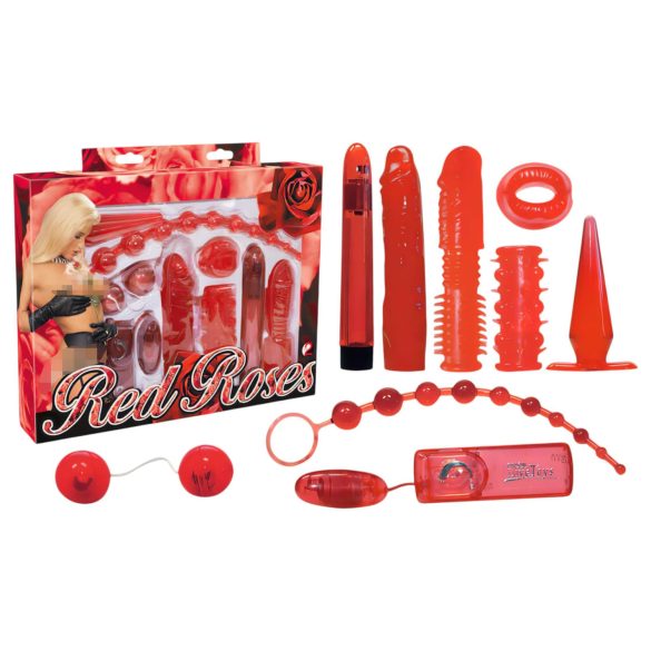 You2Toys - Roses rouges - Coffret vibrant (9 pièces)