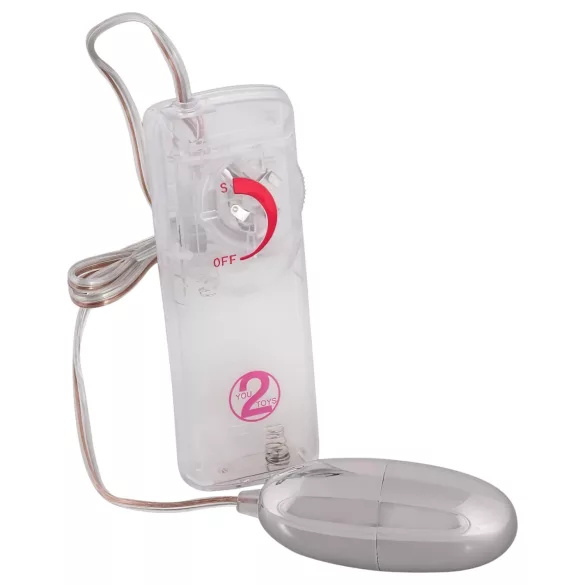 You2Toys - œuf vibrant Silver Star - argent