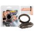 You2Toys - anneau pénien vibrant en silicone - noir