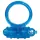 You2Toys - anneau pénien vibrant en silicone - bleu