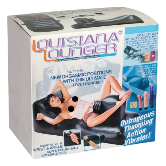 Louisiana Lounger - machine de plaisir avec vibro intégré (noir)
