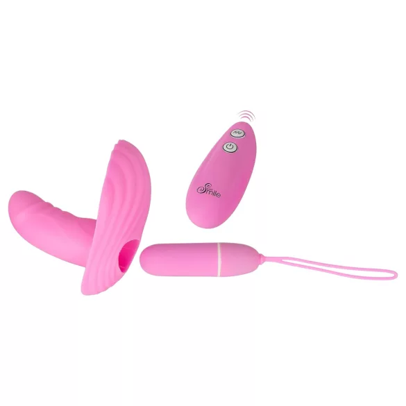 SMILE Shelly - œuf vibrant télécommandé - silicone rose