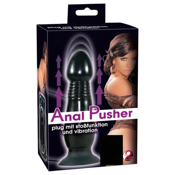 You2Toys - Vibromasseur anal à piston - noir