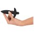 Plug anal vibrant Black Velvet - petit