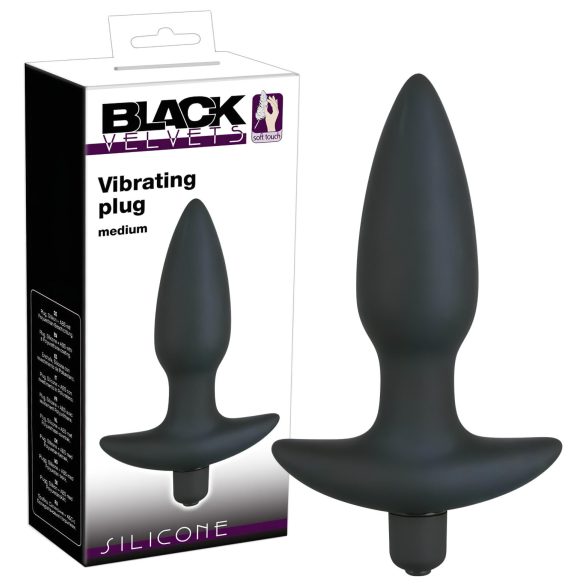 Plug anal vibrant Black Velvet - moyen