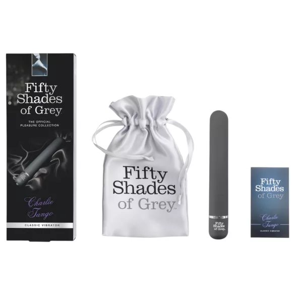 Fifty Shades of Grey - Vibromasseur Charlie Tango - gris