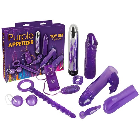 You2Toys - Purple Appetizer - ensemble vibrant (9 pièces)