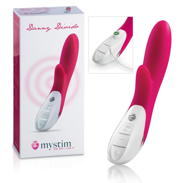 mystim Danny Divido - Stimulateur Clitoridien Vibromassant (Rose)