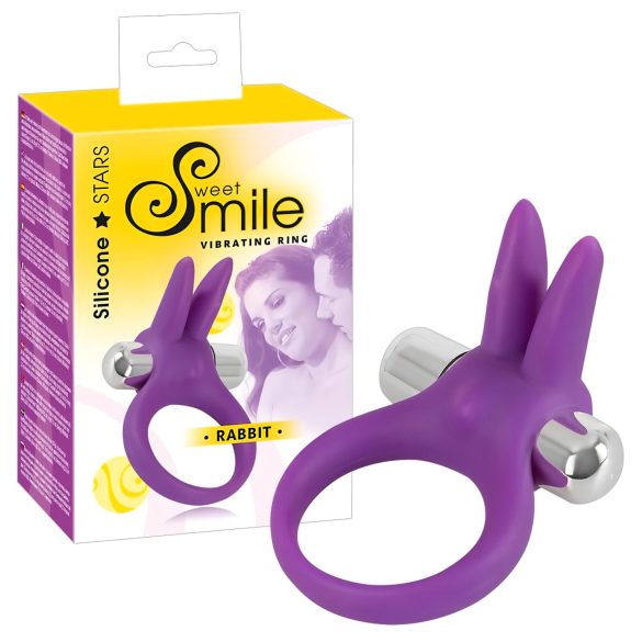 SMILE Rabbit - anneau vibrant (violet)