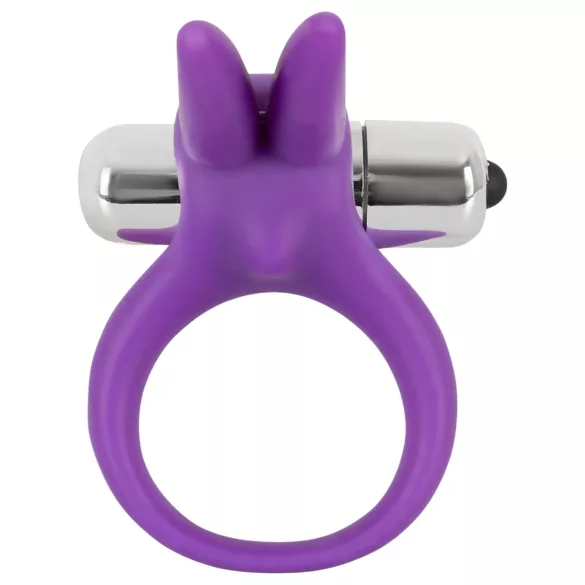 SMILE Rabbit - anneau pénien vibrant - silicone - violet