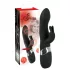 SMILE Blacky - Vibromasseur USB 2 moteurs - silicone noir