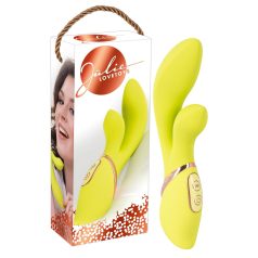 Jülie - Vibromasseur à bras clitoridien (jaunâtre)