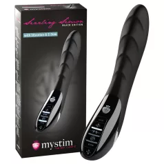   mystim Sizzling Simon - vibromasseur électrostimulation - silicone noir