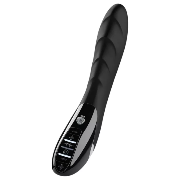 mystim Sizzling Simon - vibromasseur électrostimulation - silicone noir