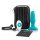 b-Vibe - Vibromasseur anal perles rotatives rechargeable (turquoise)