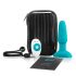 b-Vibe - Vibromasseur anal perles rotatives rechargeable (turquoise)