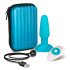 b-Vibe - Vibromasseur anal perles rotatives rechargeable (turquoise)